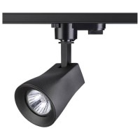 Novotech 370405 NT18 084 чёрный трековый светильник IP33 GU10 50W 110-265V PIPE 370405 фото