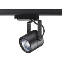 Novotech 370427 NT19 188 черный трековый светильник IP20 GU10 50W 220V PIPE 370427 фото