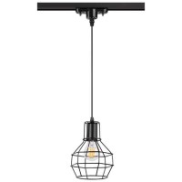 Novotech 370423 NT19 108 черный трековый светильник IP20 E27 50W 220V ZELLE 370423 фото