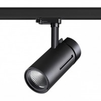 Novotech 358595 PORT NT21 000 черный Трехфазный трековый cветильник IP20 LED 4000K 30W 175-245V DEP 358595 фото