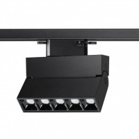 Novotech 358325 NT19 000 черный Однофазный трековый светильник IP33 LED 4000К 13W 110-265V EOS 358325 фото