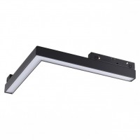 Novotech 358606 SHINO NT21 000 черный трековый светильник для низковольного шинопровода IP20 LED 4000K 24W 48V FLUM 358606 фото