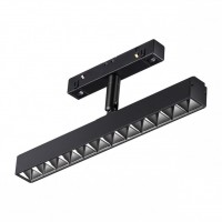 Novotech 358610 SHINO NT21 000 черный трековый светильник для низковольного шинопровода IP20 LED 4000K 12W 48V FLUM 358610 фото
