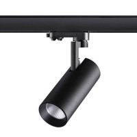 Novotech 358256 NT19 018 черный Трехфазный трековый светодиодный светильник IP20 LED 20W 220-240V HELIX 358256 фото