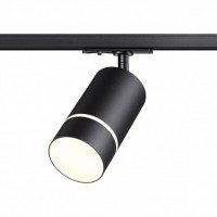 Novotech 370777 PORT NT21 058 черный Однофазный трековый светильник IP20 GU10 9W 235V ELINA 370777 фото