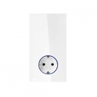 Simon 100 Белый глянец Hub Pro Simon iO с розеткой Schuko 2Р+Е 16А 250В~ 10034108-130 фото