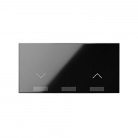 Simon 100 Черный глянец Клавиша Мастер-выключателя жалюзи Simon iO 10004081-138 фото