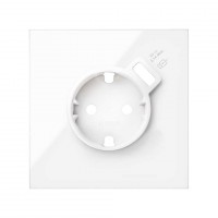 Simon 100 Белый глянец Кит 1 пост, фронт. Накладка на 1 розетку Schuko с з/у USB SC 10020109-130 фото