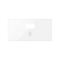 Simon 100 Белый глянец Накладка зарядного устройства USB SmartCharge 10001097-130 фото