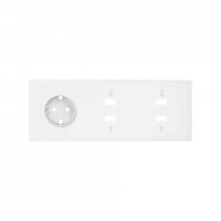 Simon 100 Белый матовый Кит 3 поста, фронт. Накладка на 1 розетку Schuko + 2 розетки HDMI + 2 розетки USB 10020305-230 фото