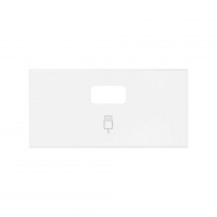 Simon 100 Белый матовый Накладка розетки USB 10001091-230 фото