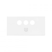 Simon 100 Белый матовый Накладка розетки 3RCA 10001093-230 фото