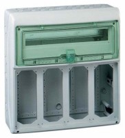 Schneider Electric Kaedra Щит 18 модулей + 4 отверстия розетка 63А IP65 13188 фото