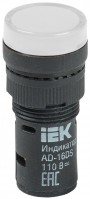 IEK Лампа AD16DS(LED)матрица d16мм белый 110В AC/DC BLS10-ADDS-110-K01-16 фото
