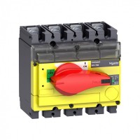 Schneider Electric ВЫКЛЮЧАТЕЛЬ-РАЗЪЕДИНИТЕЛЬ INV250 4П КРАСНАЯ РУКОЯТКА 31187 фото