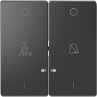 Schneider Electric Merten D-Life Антрацит Клавиша 2-ая, линзой LED, символ: «звонок»/горничная MTN3429-6034 фото