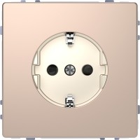 Schneider Electric Merten D-Life Шампань Розетка 16А с/з и шторками MTN2300-6051 фото