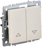 IEK Brite Base бежевый выключатель жалюзи 10А BR-V15-0-10-K10 фото