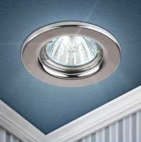 ЭРА ST1 CH Хром Светильник штампованный MR16,12V/220V, 50W C0043799 фото
