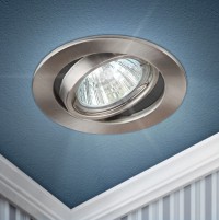 ЭРА ST2A SN Сатин никель Светильник штампованный поворотный MR16,12V/220V, 50W C0043808 фото