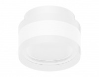 Корпус светильника накладной C8418 SWH/CL белый песок/прозрачный D110*H70mm GX53 C8418 фото