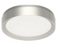 Насадка передняя для корпуса светильника N8121 MCH хром матовый D85*H18,5mm Out15mm GX53 N8121 фото