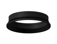 Насадка передняя для корпуса светильника с диаметром отверстия D60mm N6102 SBK черный песок D60*H18mm Out2mm MR16 N6102 фото