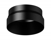 Насадка передняя для корпуса светильника с диаметром отверстия D60mm N6131 PBK черный полированный D60*H25mm Out10mm MR16 N6131 фото