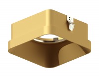 Насадка передняя для корпуса светильника с размером отверстия 70*70mm N7704 SGD золото песок 70*70*H35mm Out10mm MR16 N7704 фото