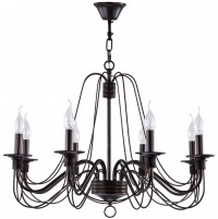 Classic Velia Коричневый Люстра E14 60W FR2046-PL-08-BR фото