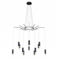 Maytoni Technical Davida Черный Подвесной светильник G9 6W MOD035PL-12B фото