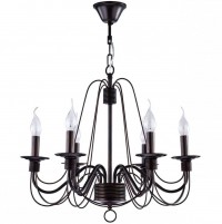 Classic Velia Коричневый Люстра E14 60W FR2046-PL-06-BR фото