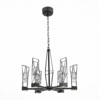 ST LUCE SL815.303.06 Люстра подвесная  Серый графит/Серый графит, Прозрачный LED 6*8W SL815.303.06 фото