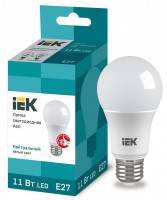 IEK Лампа светодиодная ECO A60 шар 11Вт 230В 4000К E27 LLE-A60-11-230-40-E27 фото