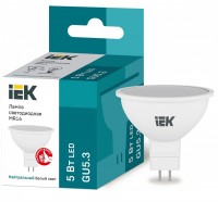 IEK Лампа светодиодная ECO MR16 софит 5Вт 230В 4000К GU5.3 LLE-MR16-5-230-40-GU5 фото