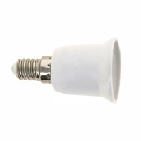 EKF PROxima Переходник E14-E27 бел. AD-E14-E27-w фото