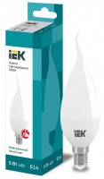 IEK Лампа светодиодная ECO CB35 свеча на ветру 7Вт 230В 3000К E14 LLE-CB35-7-230-30-E14 фото