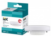 IEK Лампа светодиодная ECO T75 таблетка 8Вт 230В 4000К GX53 LLE-T80-8-230-40-GX53 фото