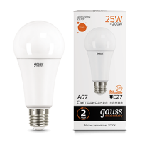 Gauss Лампа Elementary A67 25W 2000lm 3000K E27 LED 73215 фото