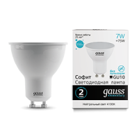 Gauss Лампа Elementary MR16 7W 550lm 4100К GU10 LED 13627 фото