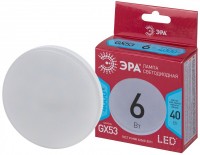 ЭРА Лампочка светодиодная RED LINE LED GX-6W-840-GX53 R 6 Вт таблетка нейтральный белый свет Б0054243 фото