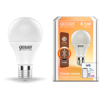 Gauss Лампа Smart Home A60 8,5W 806lm 2700К E27 диммируемая LED 1050112 фото