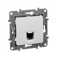 Legrand Etika белая розетка комп (RJ45) 6 кат. UTP 672253 фото