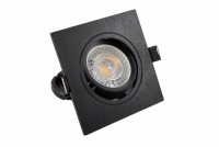 Светильник встраиваемый, черный, IP 20, 10 Вт, GU5.3, LED, пластик DK3021-BK DK3021-BK фото