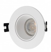 DK3061-WH Встраиваемый светильник, IP 20, 10 Вт, GU5.3, LED, белый/белый, пластик DK3061-WH фото