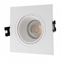 DK3071-WH Встраиваемый светильник, IP 20, 10 Вт, GU5.3, LED, белый/белый, пластик DK3071-WH фото