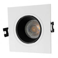 DK3071-WH+BK Встраиваемый светильник, IP 20, 10 Вт, GU5.3, LED, белый/черный, пластик DK3071-WH+BK фото