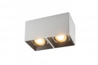 DK3035-WB Светильник накладной IP 20, 10 Вт, GU5.3, LED, белый/черный, пластик DK3035-WB фото