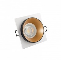 DK2402-GD Встраиваемый светильник, IP 20, 50 Вт, GU10, черный/золотой, алюминий DK2402-GD фото