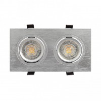 DK3022-CM Встраиваемый светильник, IP 20, 10 Вт, GU5.3, LED, серый, пластик DK3022-CM фото